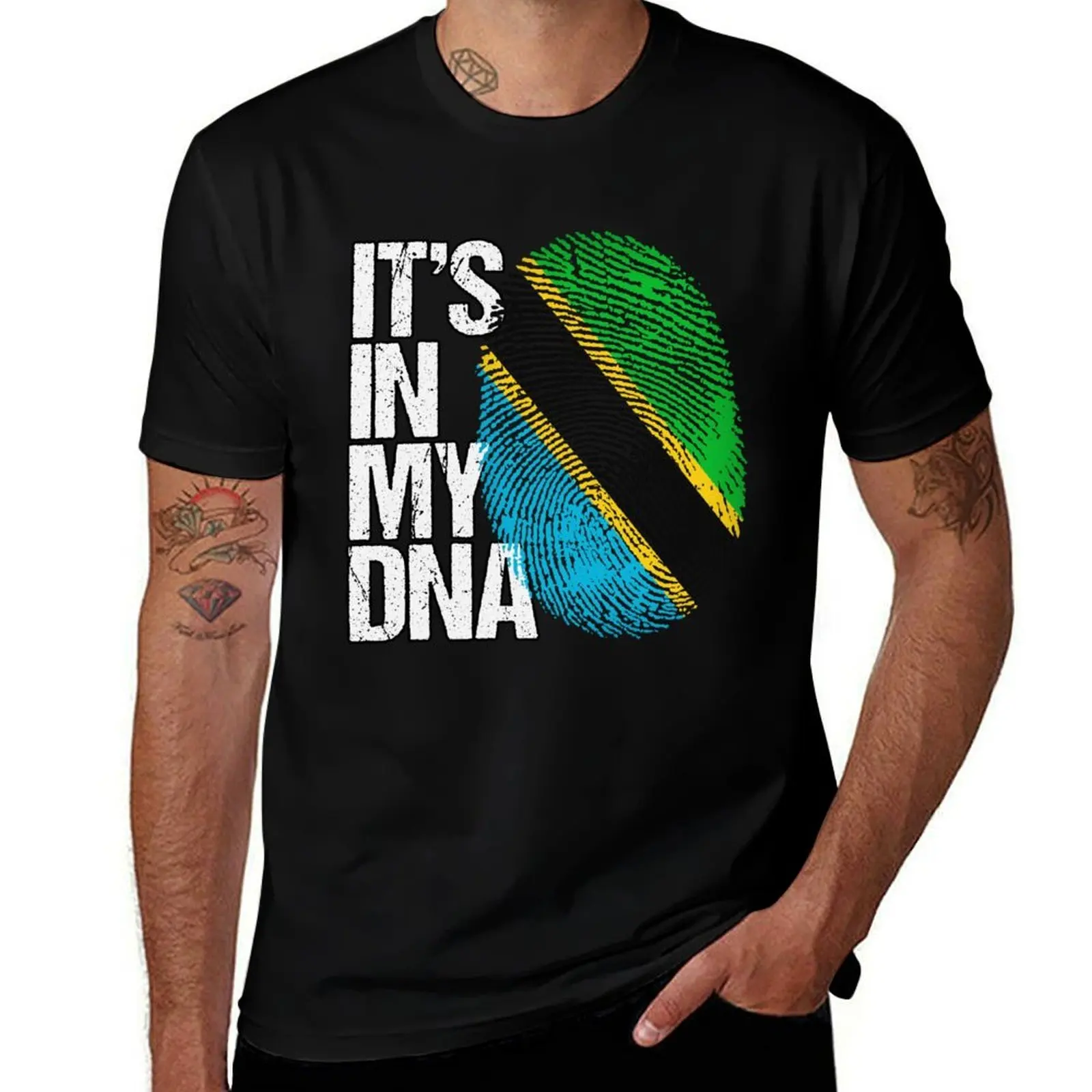 

Tanzania Its In My DNA ,Tanzania dna , Tanzania gift, Tanzania womens, mens, funny gifts, roots, flag, proud, pride T-Shirt