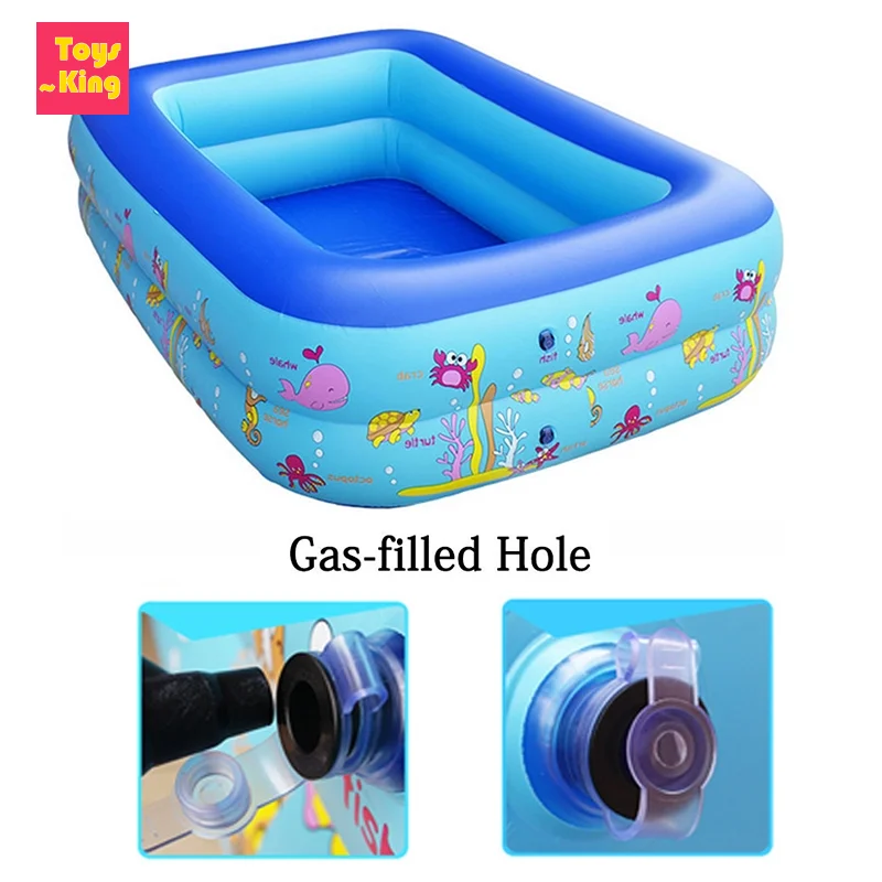 Mini Baby Inflatable Swimming Pool Family Kids Toys Children's Rectangle Fold Pool Summer Water Game Adult Indoor Outdoor Toys