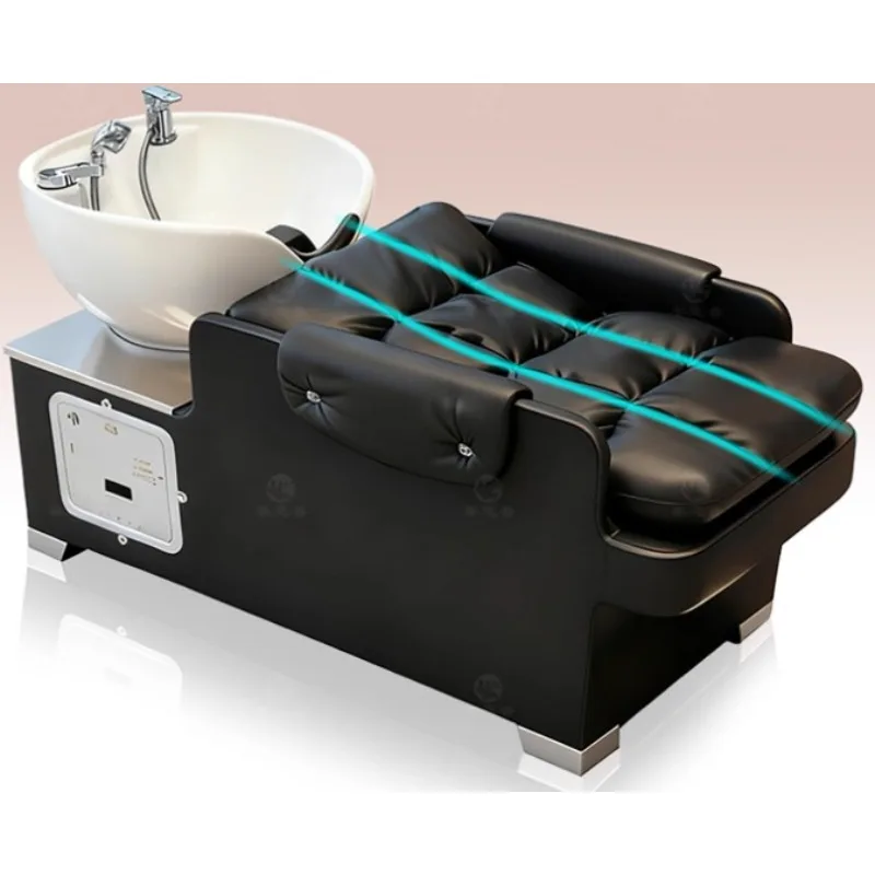 

Shampoo bed Barber shop special integrated flushing bed Hair salon semi-reclining energy-saving hair salon treatment bed