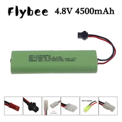 Akumulator NiMH AA 4,8 V 4500 mAh do zabawek Rc Samochody Czołgi Roboty Łodzie Pistolety 4,8 V Aa z wtyczką SM/JST/EL-2P/Kep-2P