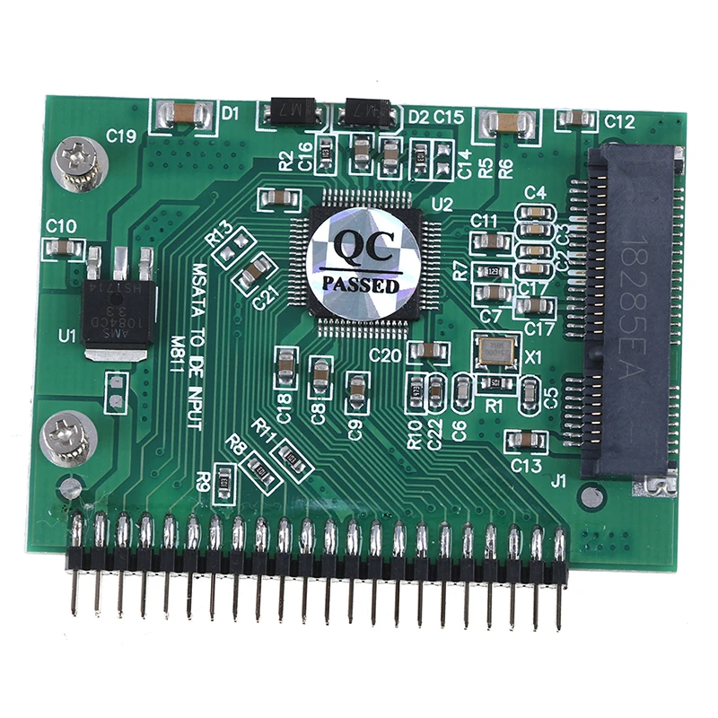 

Карта адаптера mSATA — IDE MINI PCI-E MSATA SSD 44-контактный твердотельный диск — 1,8-дюймовый 3,3 В IDE / 2,5-дюймовый преобразователь 5 В IDE Riser Board