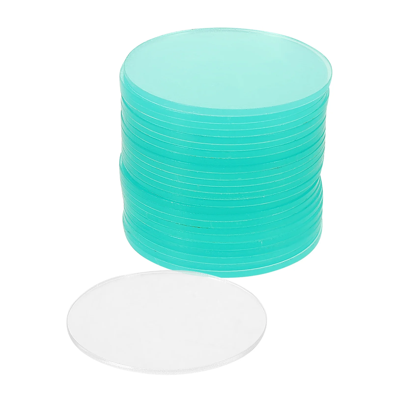 

20Pcs Flashlight Lens Universal Replacement 5.6cm Diameter 1.8mm Thickness Scratch-Resistant Lens for Camping Hiking Emergency