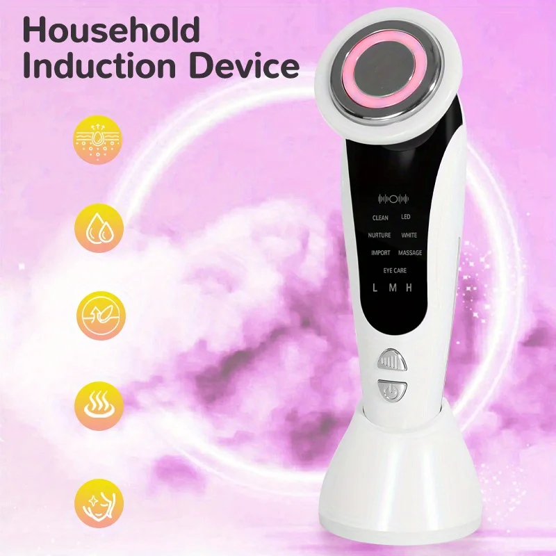 

Handheld facial lifting and massage beauty device, electric V-face beauty device, facial, neck and eye beauty instrument, light-