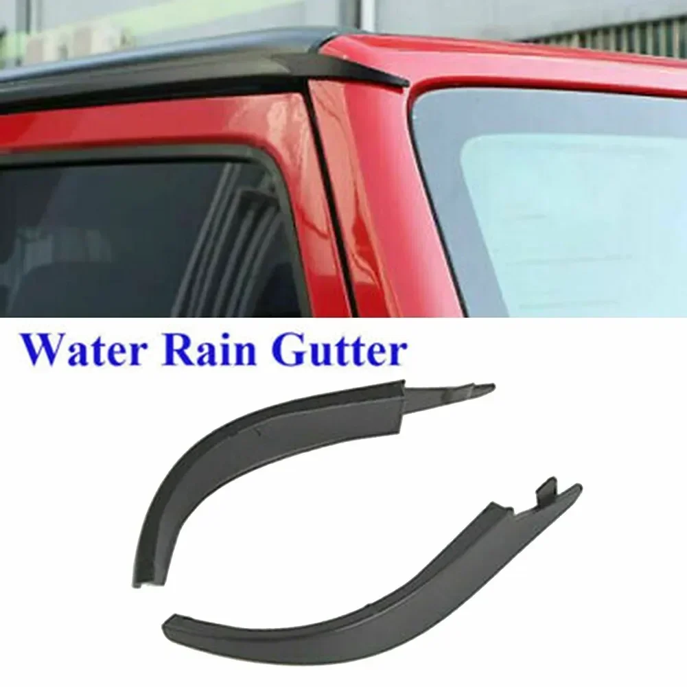 2PCS Car Top Roof Water Rain Gutter Extension Slot Fit For Jeep Wrangler JK 2007-2017 Rainwater Diversion Channel USEFUL