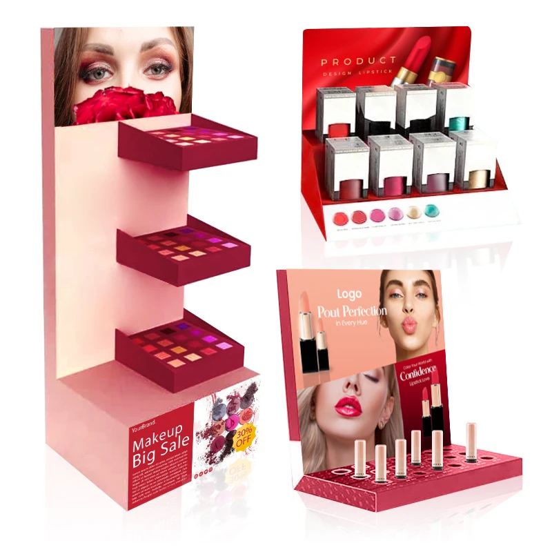 custom.Customized Corrugated Paper Display Stand Retail Stores Floor Cardboard Display Stands Cosmetics Food Electronic Prod