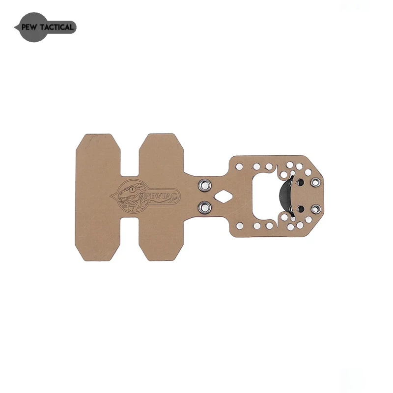 PEW TACTICAL Universal PTT Fixed Plate Expansion Plate AXL STYLE CommSled for U94 TEA Invisio10/20 CURV Material