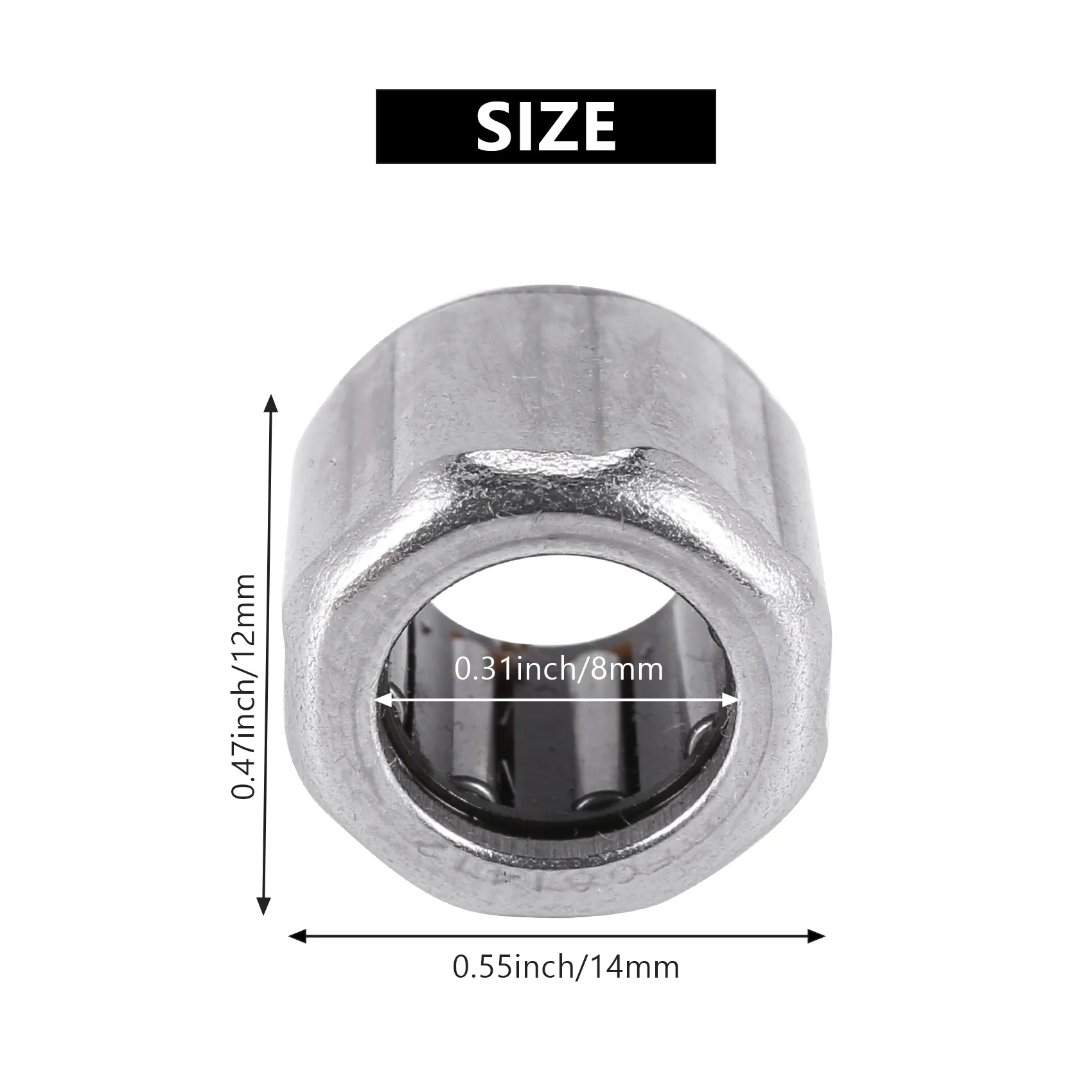 10 stuks naaldlager HF 081412   Buitenring Octagon One-Way naaldlager 8X14X12mm voor productie-industrie DY