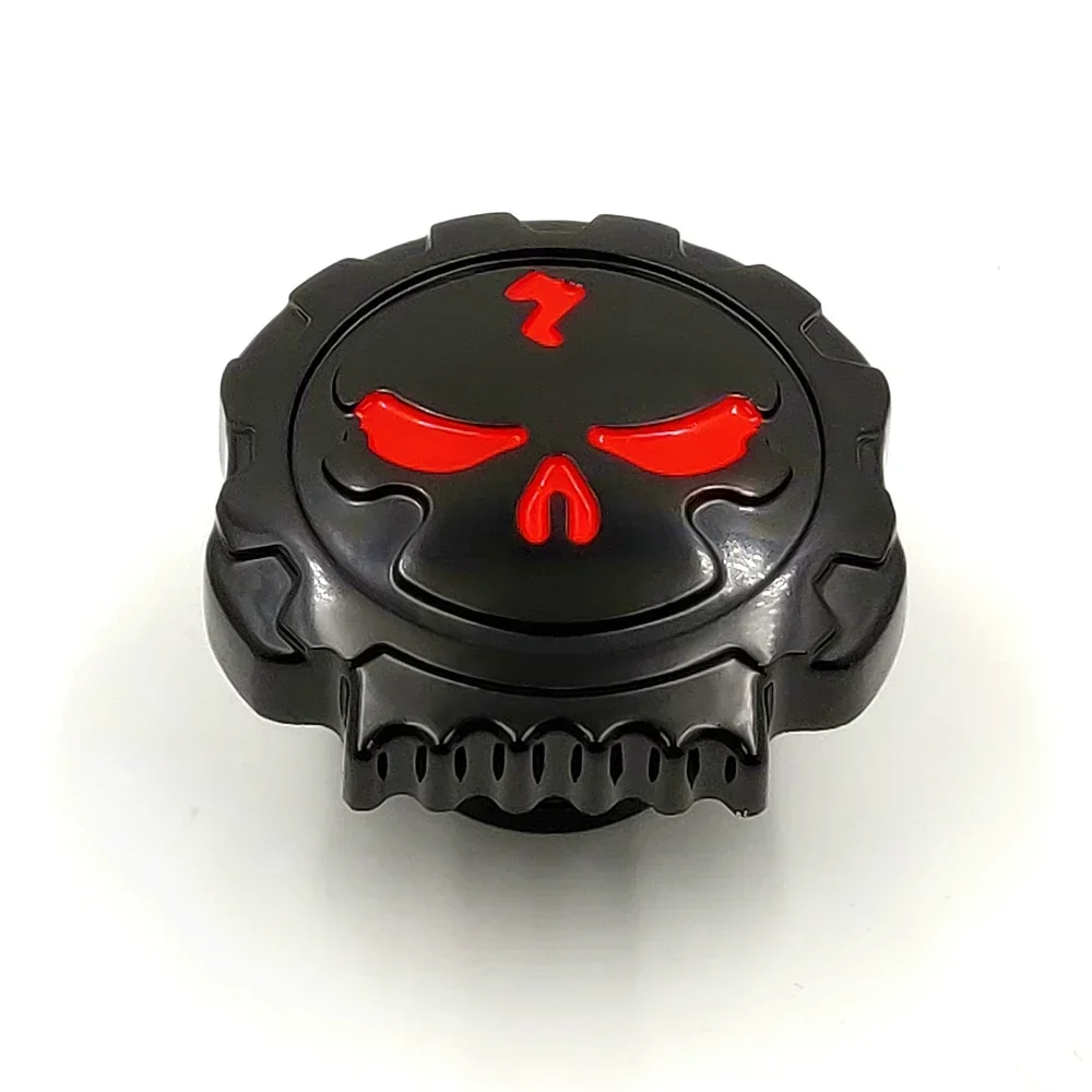 Immagine 4: Copertura del tappo del serbatoio del gas combustibile del cranio del motociclo per Harley Sportster 1992-Up, Road King, Softail 2000-Up, FXD 1992-Up