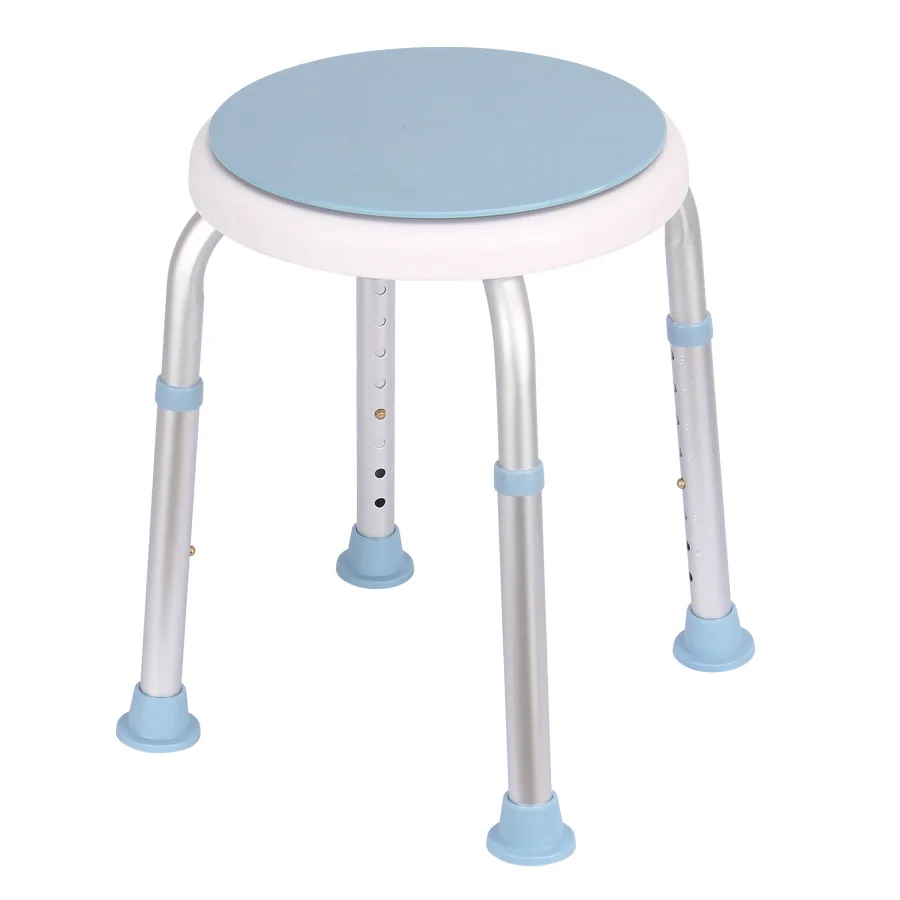 

Heavy Duty 500lb Padded Shower Chair 6 Height Adjustable Anti-Slip Bath Seat Free Tube Tool Bathroom Safety Equipment-Shower