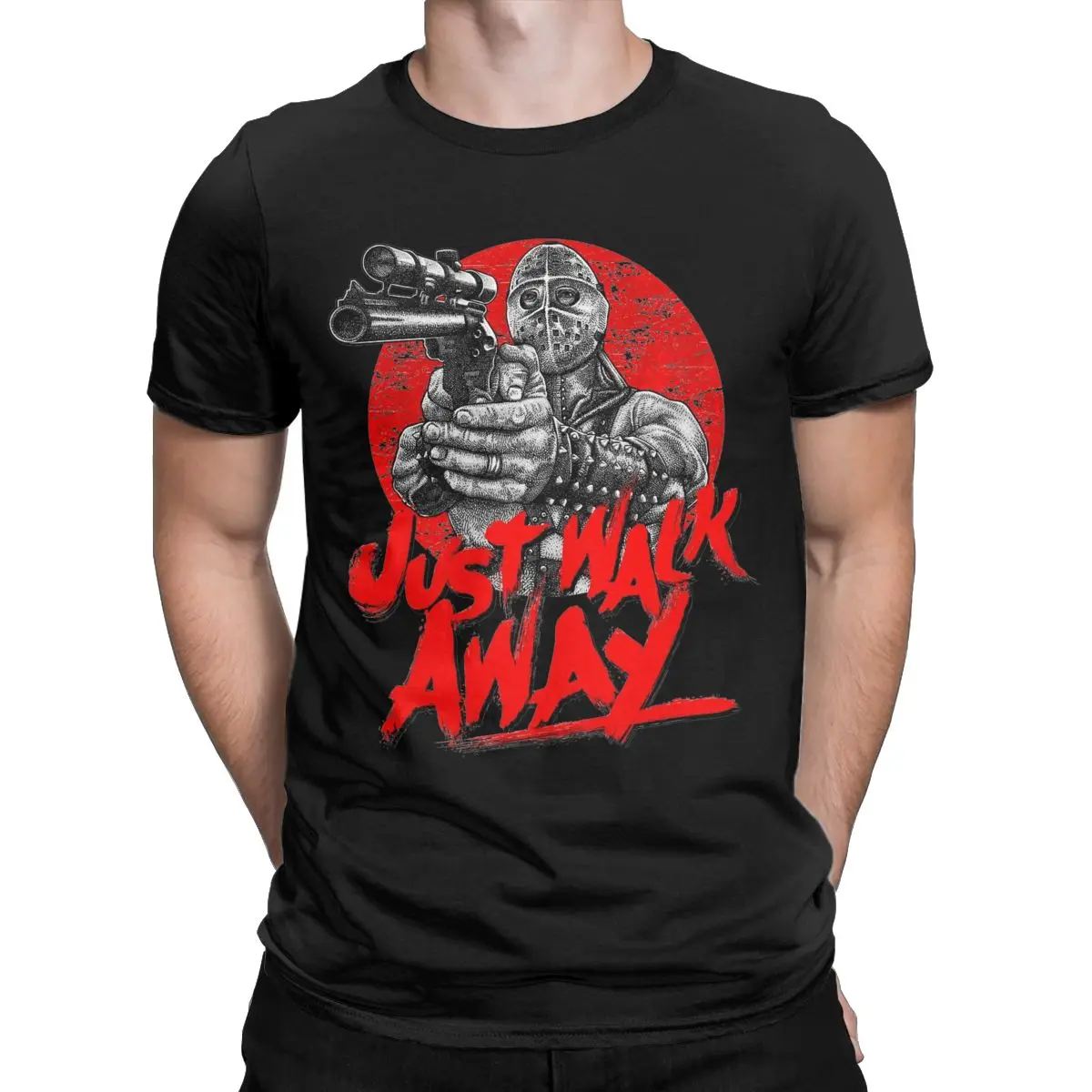 Lord Humungus Mad Max Just Walk Away T Shirts Accessories for Men Women Pure Cotton Funny Tee Shirt Short Sleeve Tops