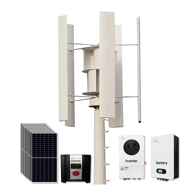 

300W 500w 1kw 2kw 3kw 5kw 10KW Hybrid Solar Energy Electricity Generator Vertical Axis Wind Power System Wind Turbine for Sale