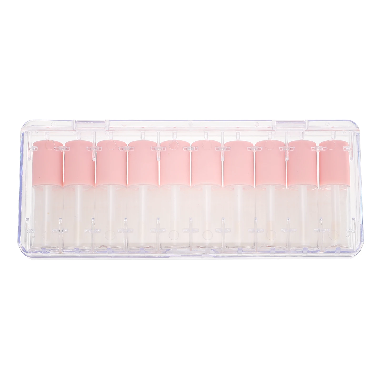 10Pcs Lip Gloss Tube Kit Transparent DIY Empty Containers for Lip Oil Blush Serum Travel Refillable Storage Bottles