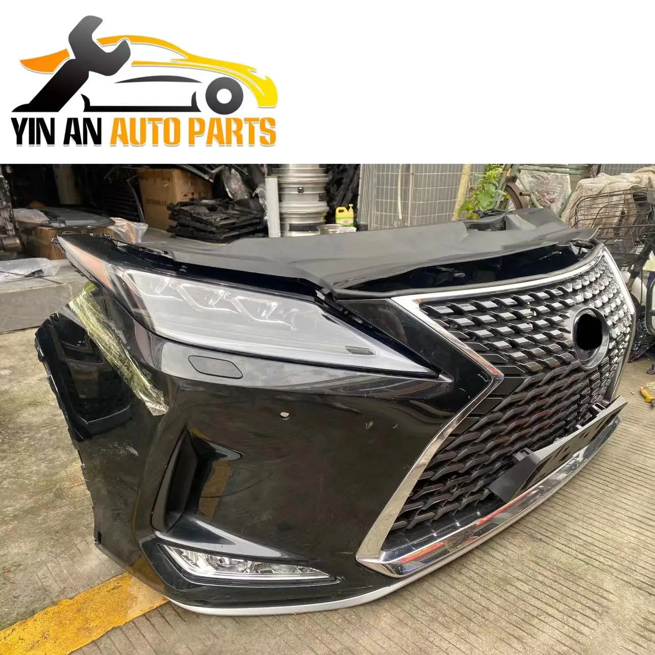 New Arrival Car Body Kit Front Rear Bumper Headlight for RX450 2021 Automotive Facelift for