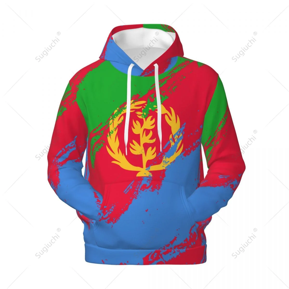 Unisex Eritrea Flag Color Hoodie 3D Men Women Harajuku Sweatshirt Pullover Hoodies Polyester Casual