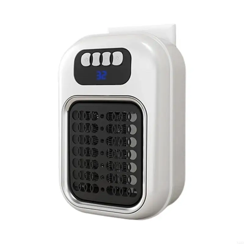 

370W Space Heater, Wall Outlet Electric Space Heater as Seen with Timer, Led Display, Adjustable Thermostat, Compact for N58D