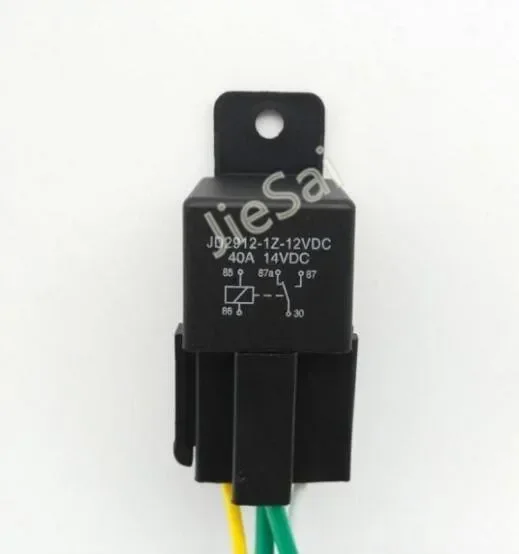 1Set 4pin Waterproof Automotive Relay 12V 24V 36V  60V 72V 80v 40a Car Relay With Copper Terminal With Relay Socket