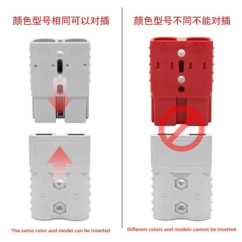 Anderson electric forklift charging plug battery plug-in high current connector 50a/120a/175a/350a