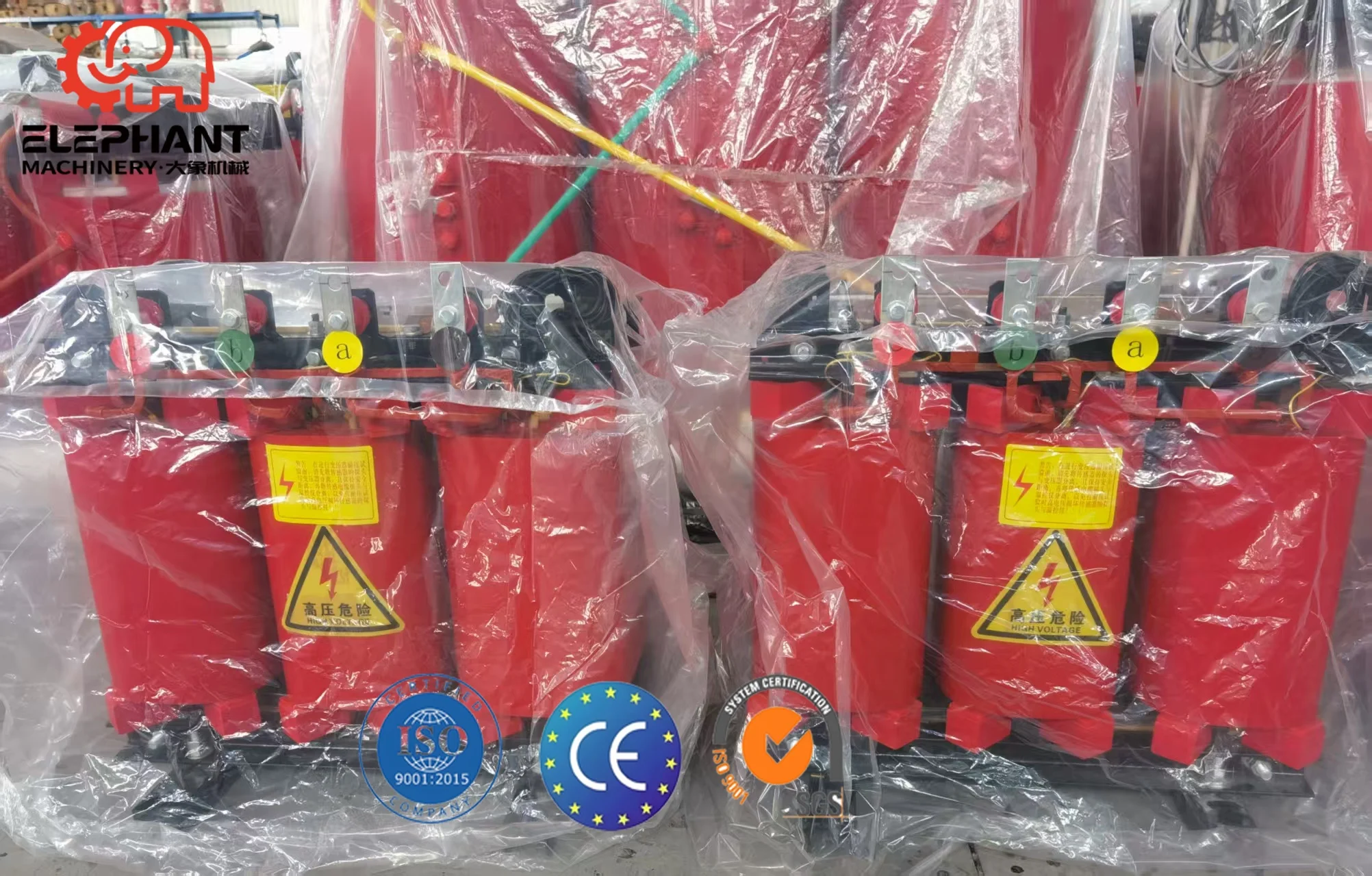 Factory Supply Three Phase 10kV 30-80kVA 50/60Hz 400V Dry Type Power Distribution Transformer