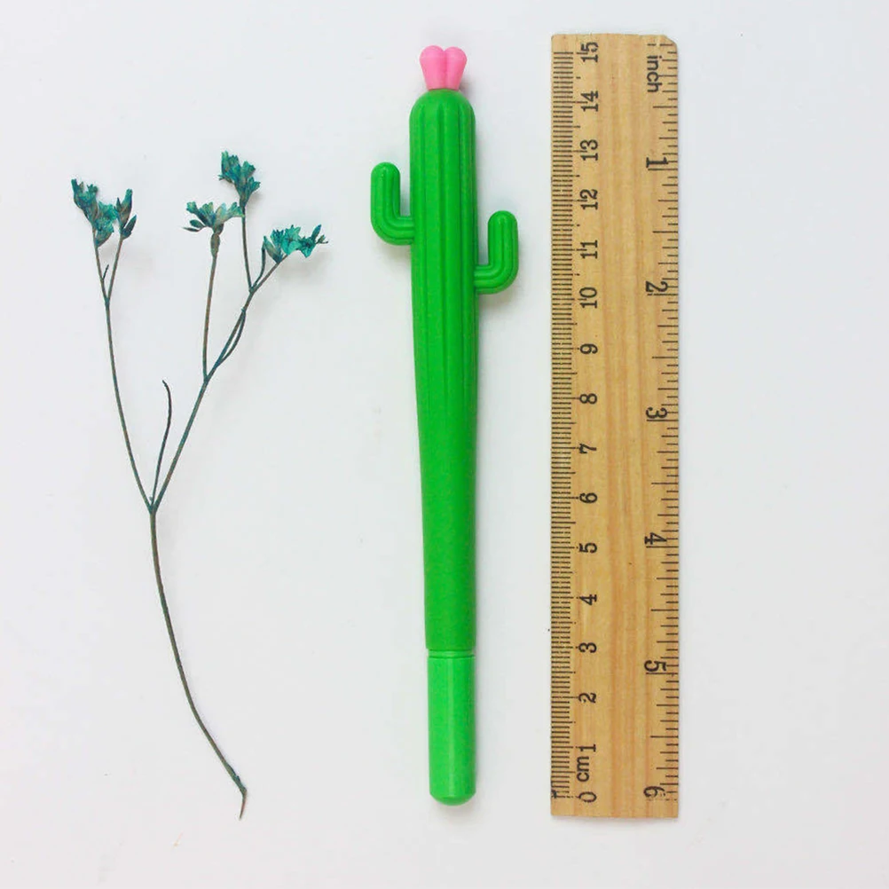 

25 Pcs Cute Cactus Gel Pens Smooth Writing Roller Pens Stationery Supplies School Office