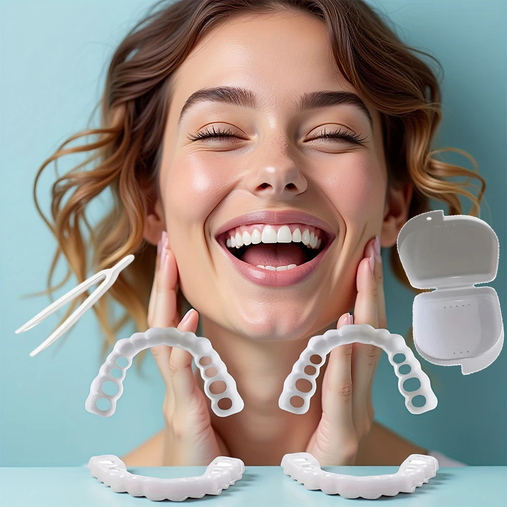 

New Holiday Premium Gift Teeth Veneers Reusable Comfort Fit, Exquisite practical design perfect for all H2931