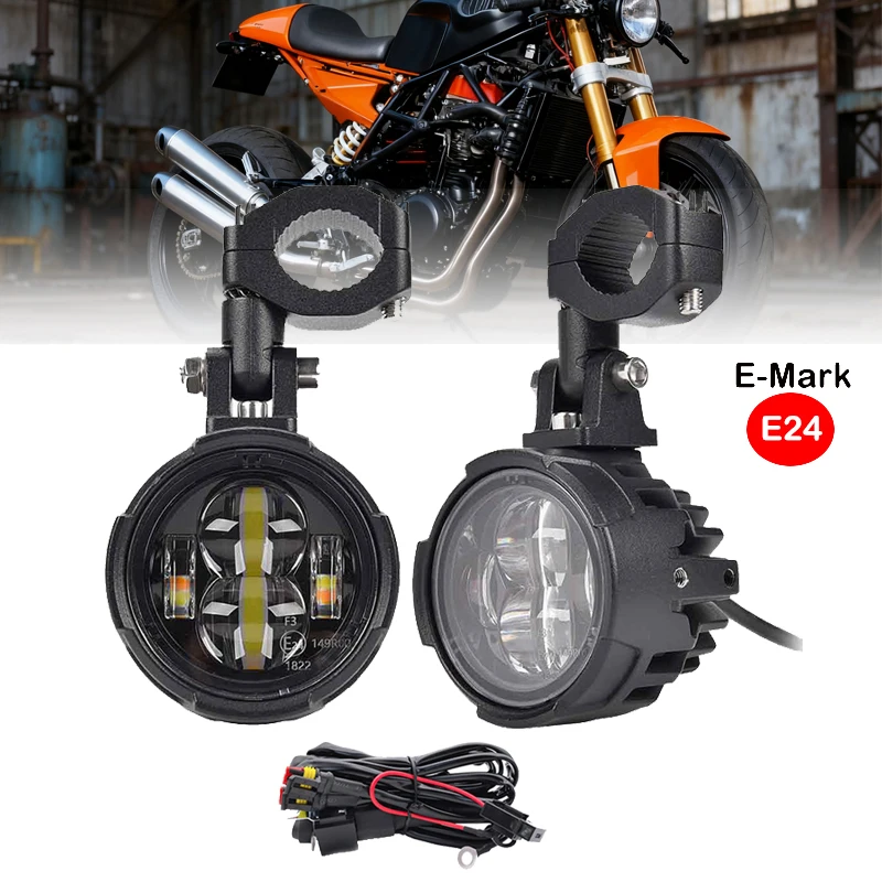 

Motorcycle LED Auxiliary Lamp For BMW R1250GS ADV Motorcycle LED Fog Lights F800GS R 1250 GS LC Auxiliary Fog Light Assemblie
