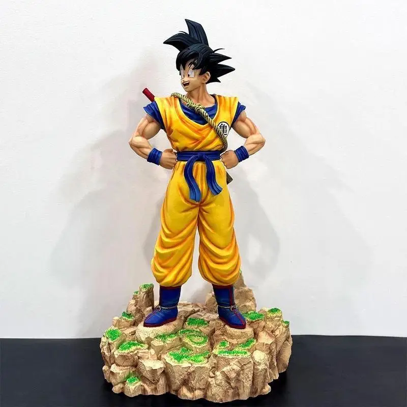 Jt Statue Is About 70cm Dragon Ball Dream Wukong Super Saiyan Action Figures Anime Peripheral Art Play Ornaments Gifts
