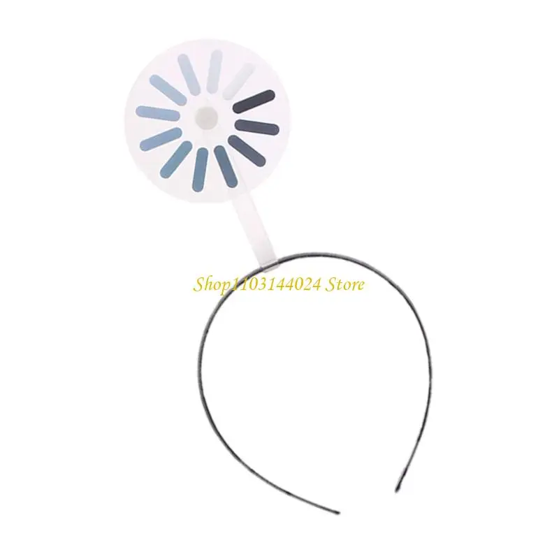 

N5KE Loading Error Hairbands Photo Booth Props Eye-catching Headbands Party Headpiece Fun Headbands for Music Festival