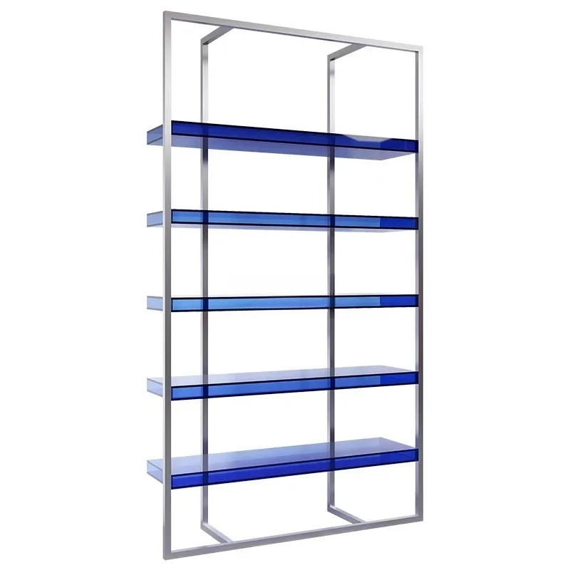 LHM   beauty salon storage rack commercial shoe and bag storage live stream display shoe store multi-layer shelves