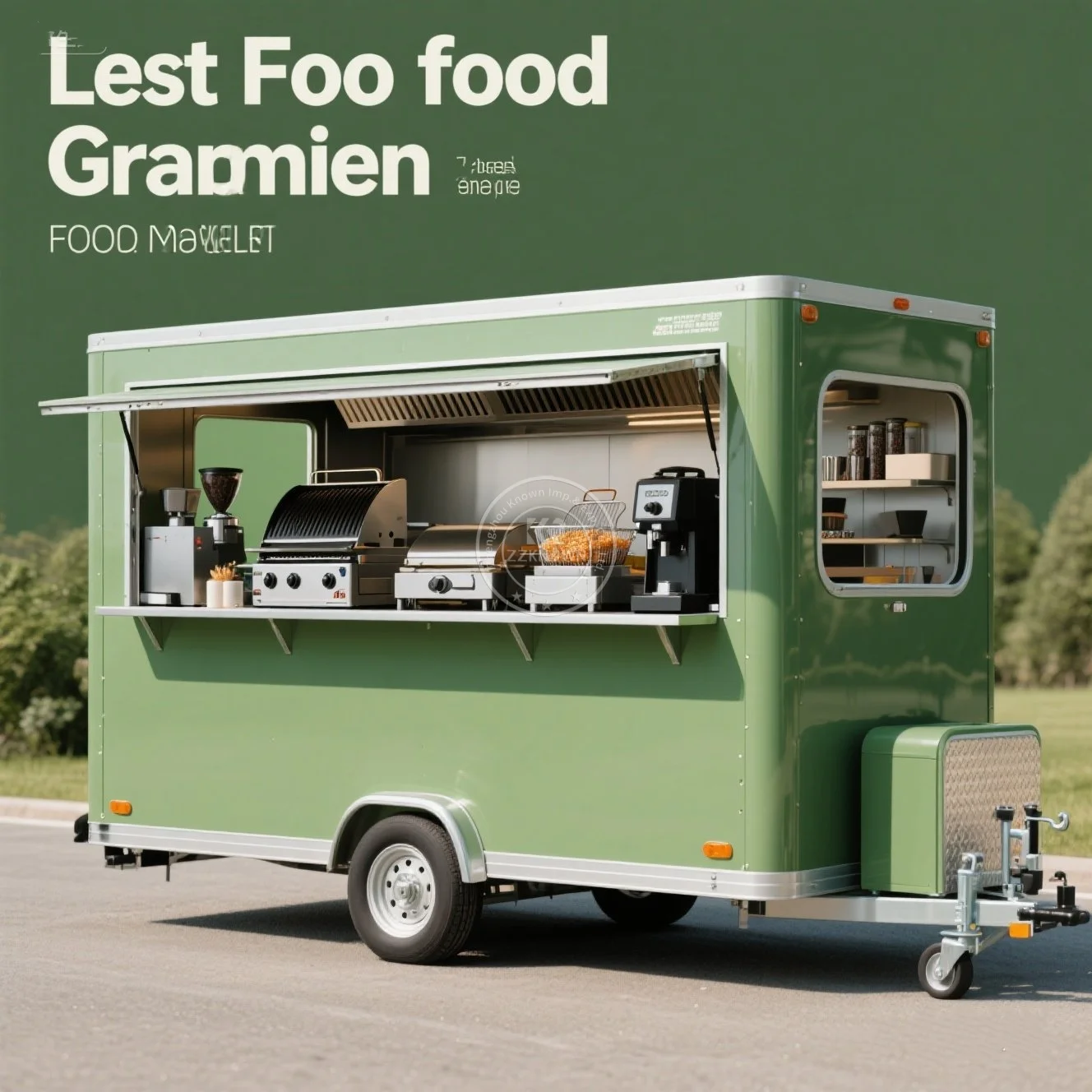 

Modern Style Pizza Cart Food Truck Mobile Kitchen Bbq Kitchen Mobile Fast Food Restaurant Hot Dog Beer Bar Concession Food Truck