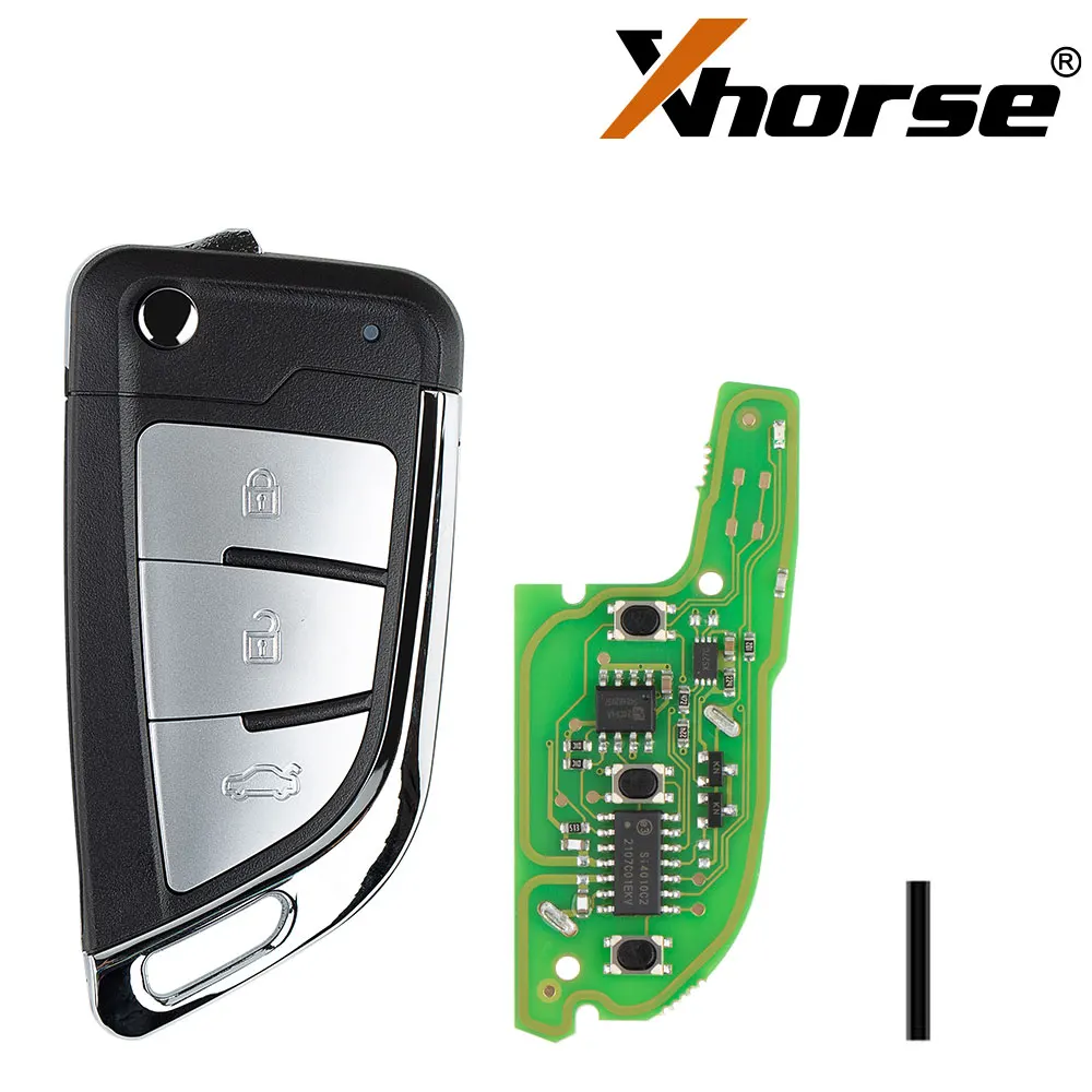 5 Pieces Xhorse VVDI XE Series Remote Key with Super Chip XEMQB1EN XEDS01EN XEFO01EN XEKF20EN XEKF21EN XELEX0EN XELEX1EN