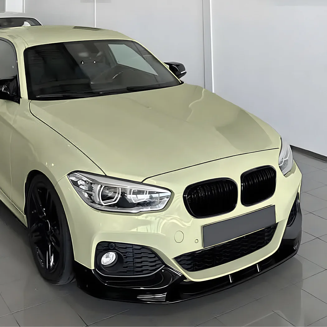 MP Style Front Lip & Corner Splitter Kit For BMW 1 Series F20 F21 LCI M Sport 2015-2019 Piano Black Exterior Mod Parts