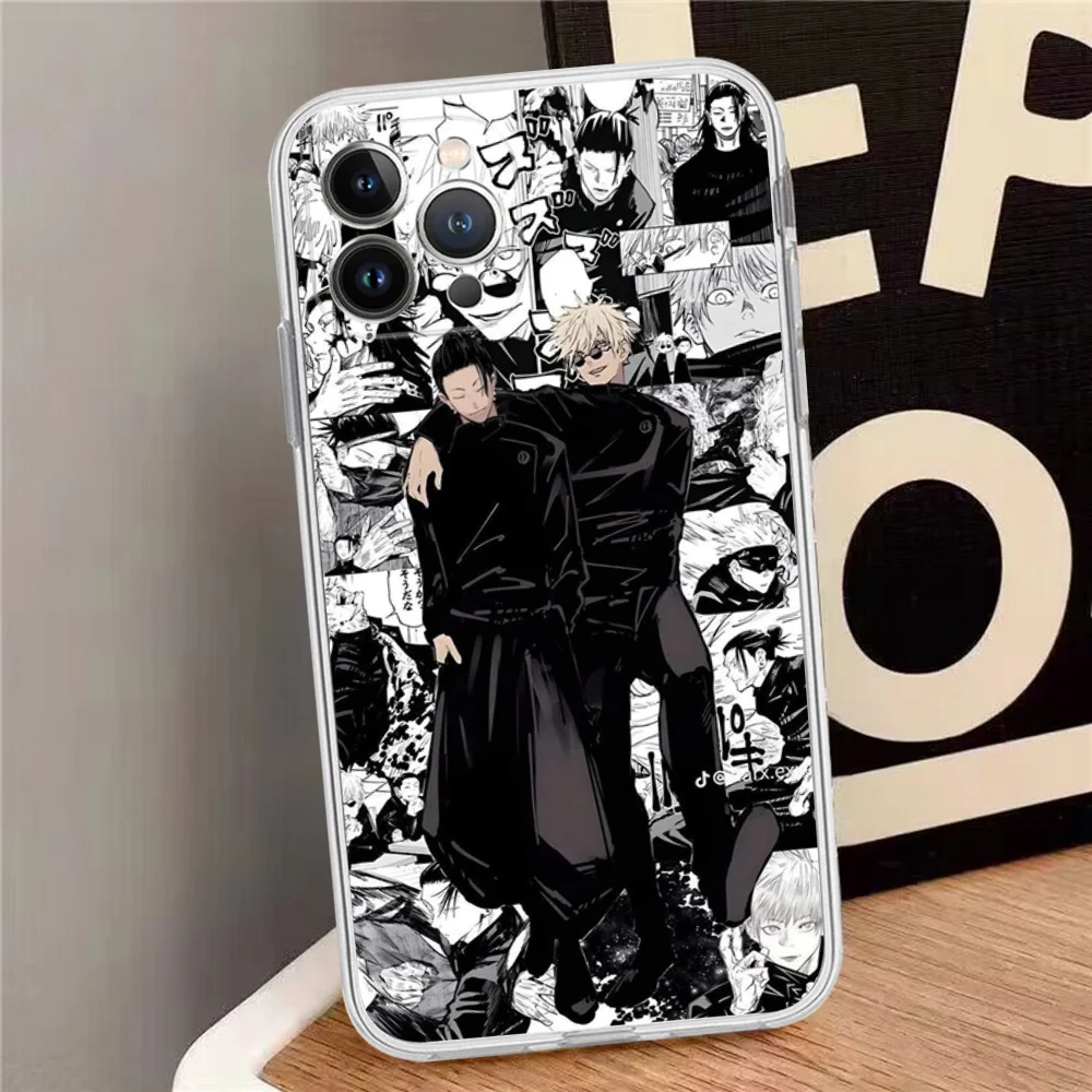 Jujutsus Geto Suguru Phone Case Silicone Soft For Iphone 15 14 13 12 11 Pro Mini XS MAX 8 7 6 Plus X XS XR Cover