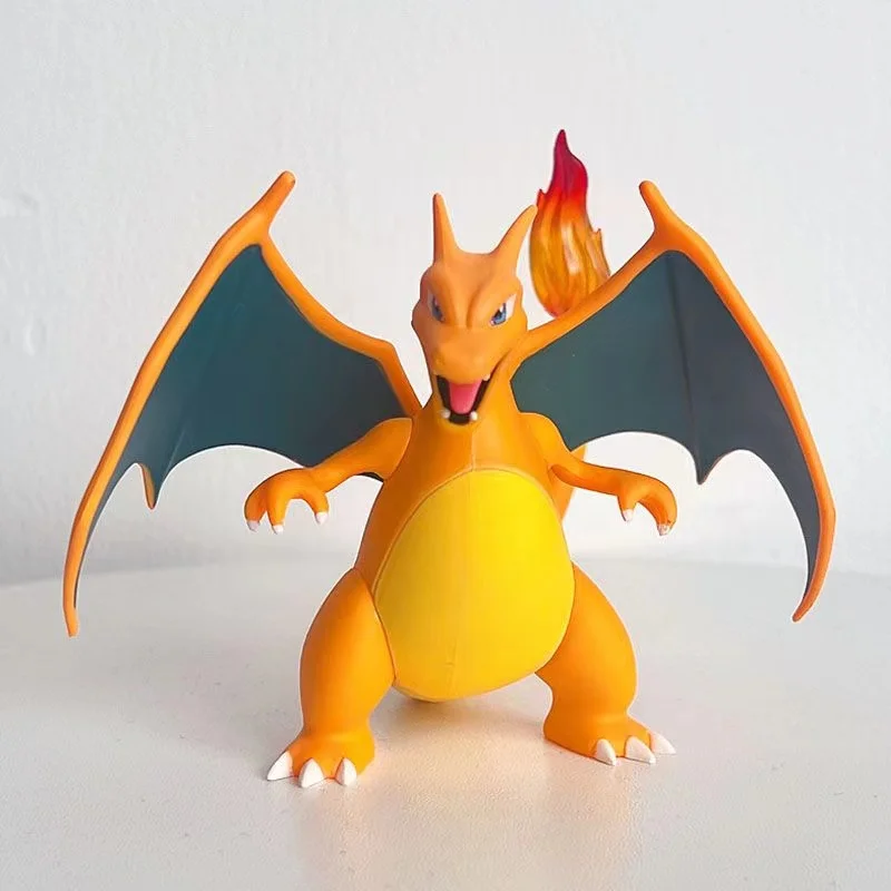 Figuras de PokeMon GK de 10cm, figura de acción de dinosaurio de fuego Charizard, estatua de Pvc, modelo de muñeca, juguete para regalo para niños