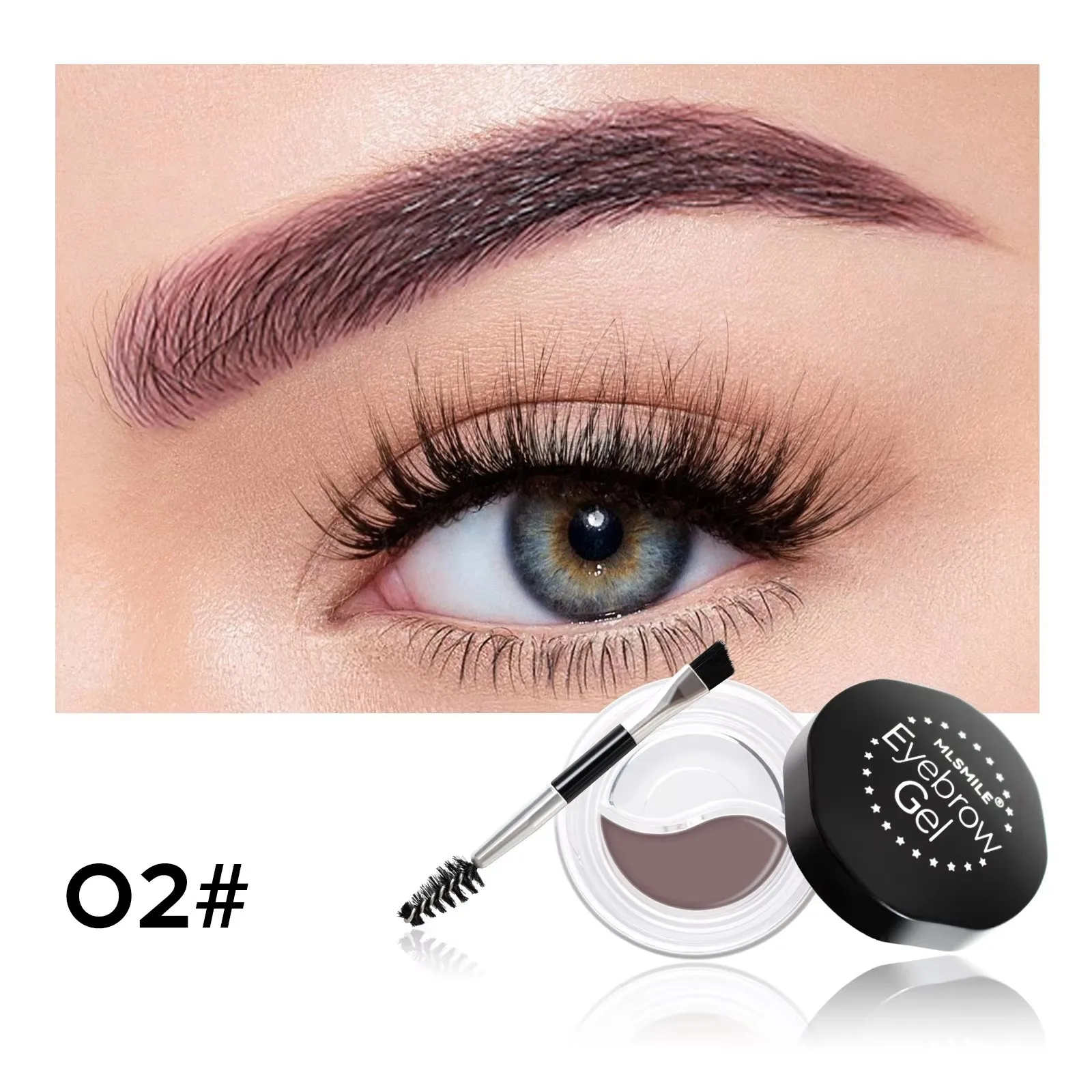 10 Colors Waterproof Eyebrow Cream Quick-drying Long-lasting Eyebrow Gel Sculpt Soap Natural Wild Brow Setting Gel Wax.