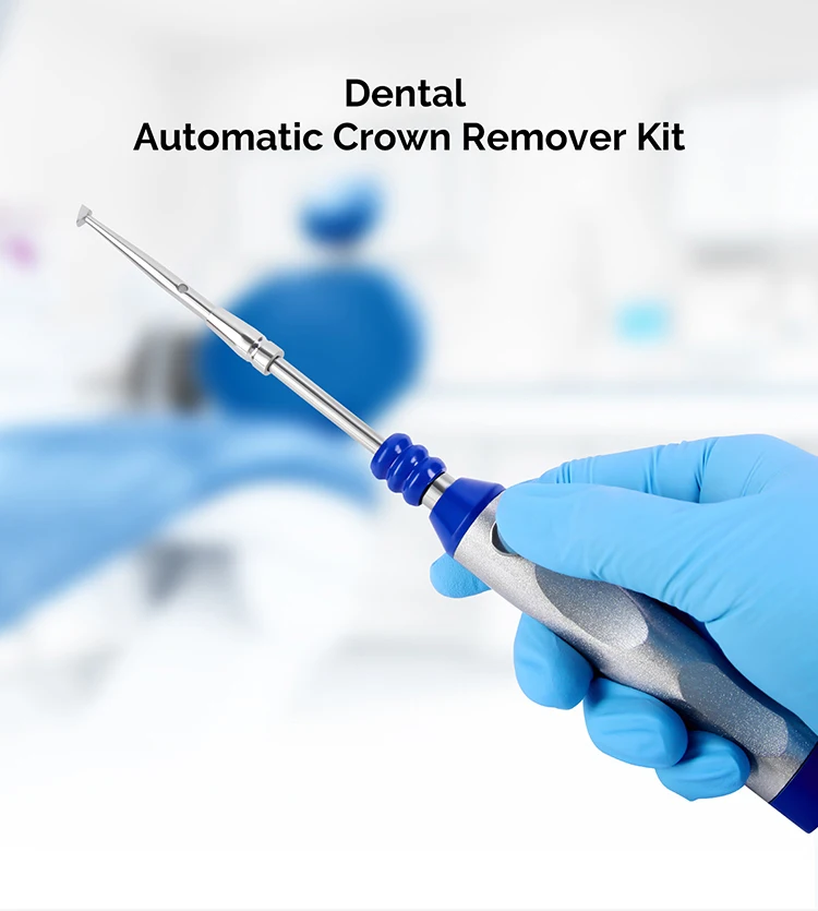 AZDENT Dental Crown Remover Kit, automatisch verstellbar, 4 Schichten, Kronzähne, Wiederherstellungswerkzeug, Zahnärzte, Zahnmedizin-Instrument – Detail 1