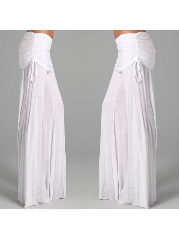 2024 New Women Medieval Halloween Cosplay Costume Pants Sexy Female Hip Hop Aladdin Baggy Boho Cross-pants Sports Fitness Pants