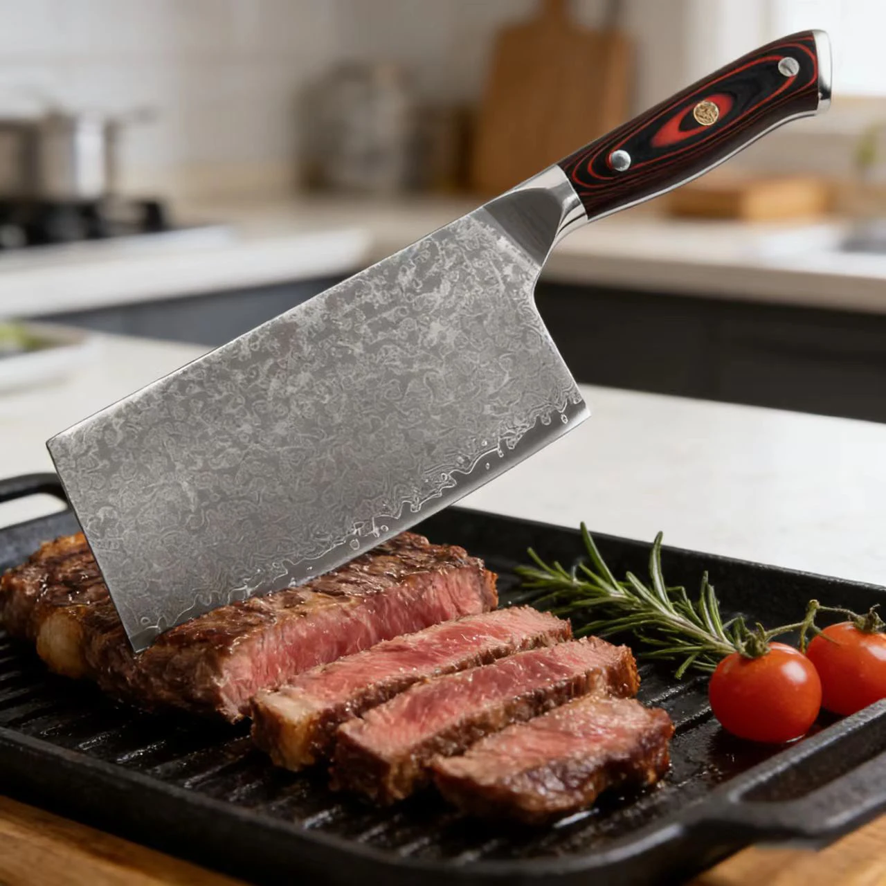 

7.3 Inch Chinese Chef Knife 67-layers Damascus Steel VG10 Blade G10 Handle Slicing Vegetables Cleaver Meat Cutlery Kitchen Knife