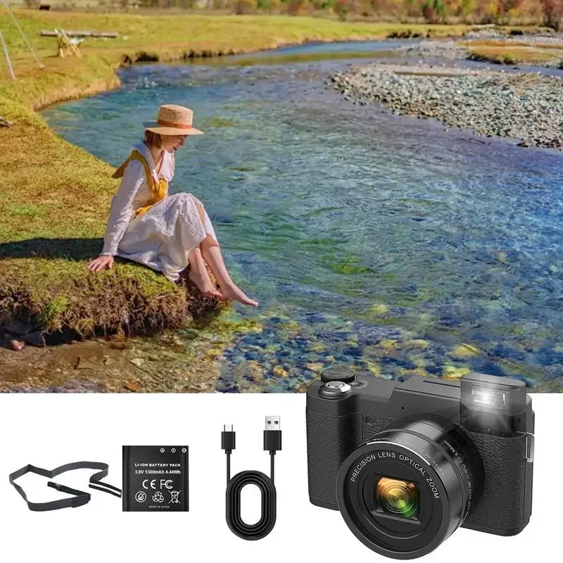 

4K Camera For Photography 4K Resolution Vlogging Camera With 40X Optical Zoom Advanced Multifunctional Photographing Supplies