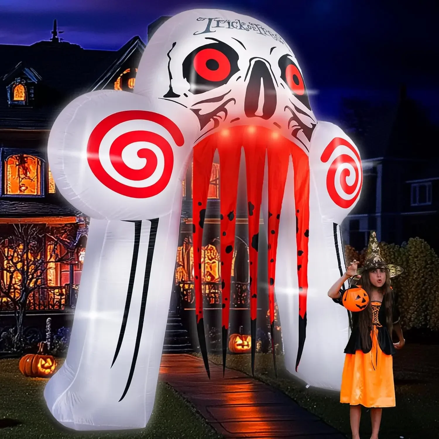 Party Decorations with LED Lights Air Blower Large Funny Scary Yard Garden Holiday Decor