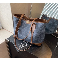 New 2023 Famous brand design bags for women luxury bolso replica Fashion Retro Handbag Female cowboy bag tote handbag