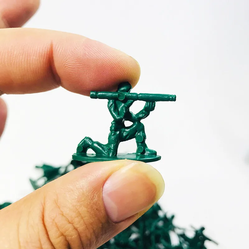 300 pièces ensemble de jeu militaire en plastique jouet soldats 3 couleurs Mini guerrier Elite Force figurine jouets pour enfants jouant cadeau