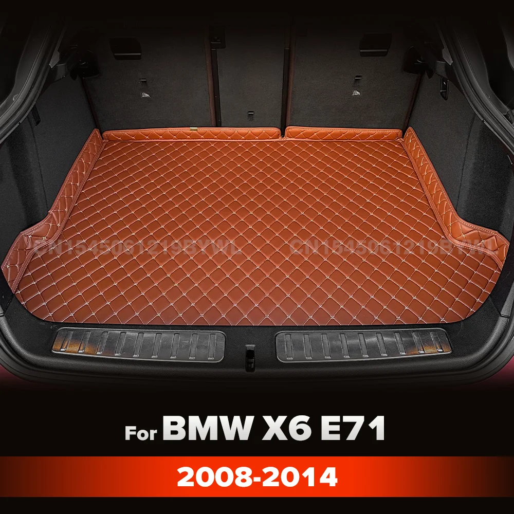 Tapis de coffre de voiture, doublure personnalisée, tapis de chargement, accessoires de voiture, pour BMW X6 E71 2008 2009 2010 2011 2012 2013 2014