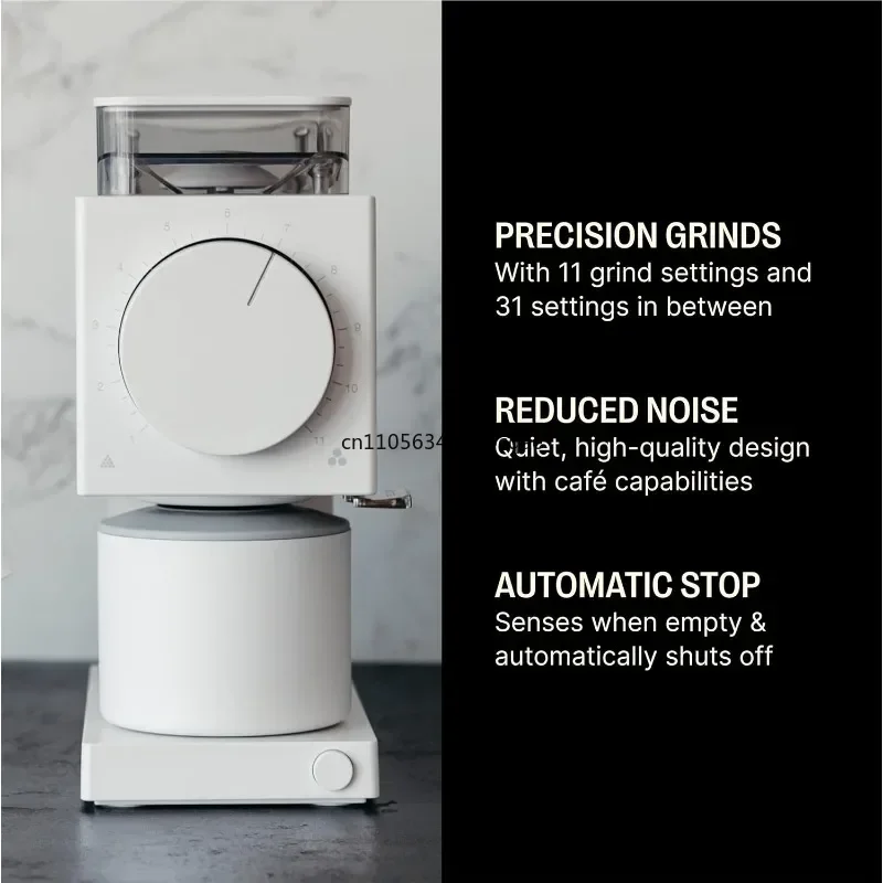 Fellow Gen 2 Ode Brew Grinder - Burr Coffee Grinder Electric - Coffee Bean with 31 Settings for Drip, French Press & Cold Brew