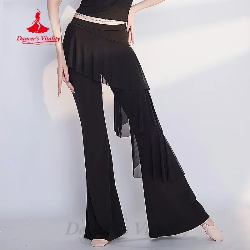 Belly Dance Practice Clothes Comfortable Slimming Flared Pants Adult Female Oriental Dancing Training Professional Clothing