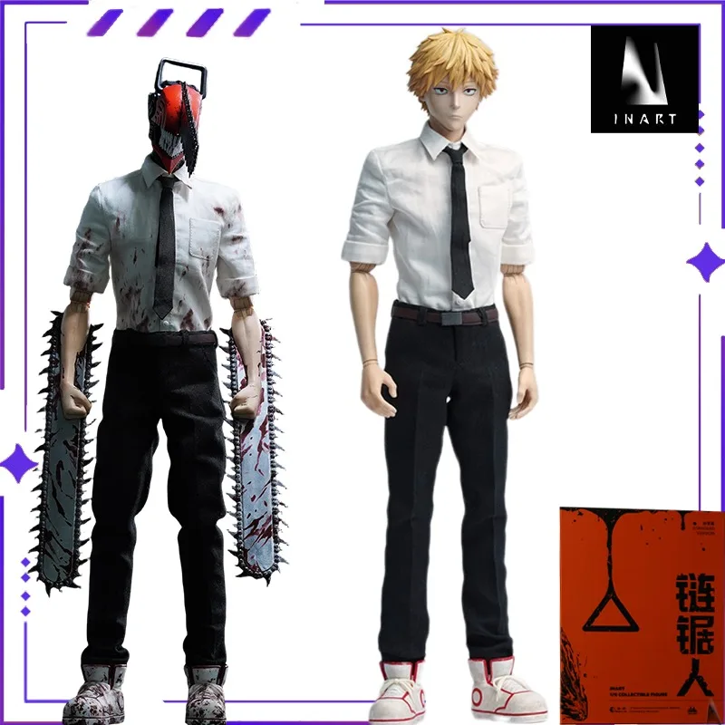 

[In Stock] INART Original "Chainsaw Man" Season 1 1/6 Collection level Anime Mobile Doll Exquisite Model Handmade Toy Boy Gift
