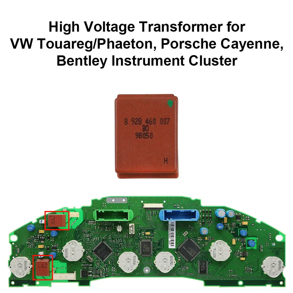 VOGT high voltage transformer for VW Touareg RUF Porsche Cayenne Bentley Instrument Cluster Color ILLUMINATION Repair