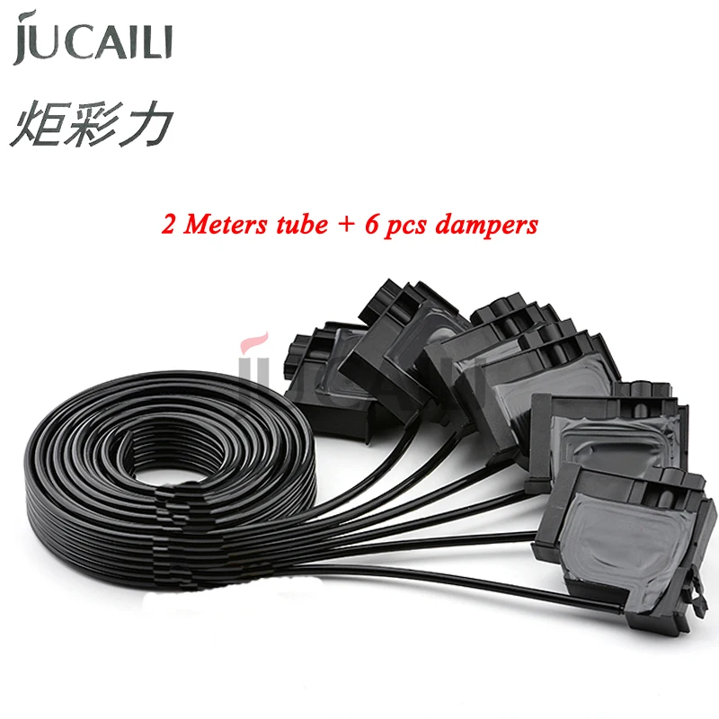 

JCL L800 Ink Damper Dumper for Epson L801 L805 L810 L850 L1800 L1300 L1455 L800 DTF Printer Filter with 2 Meters Ink Tube