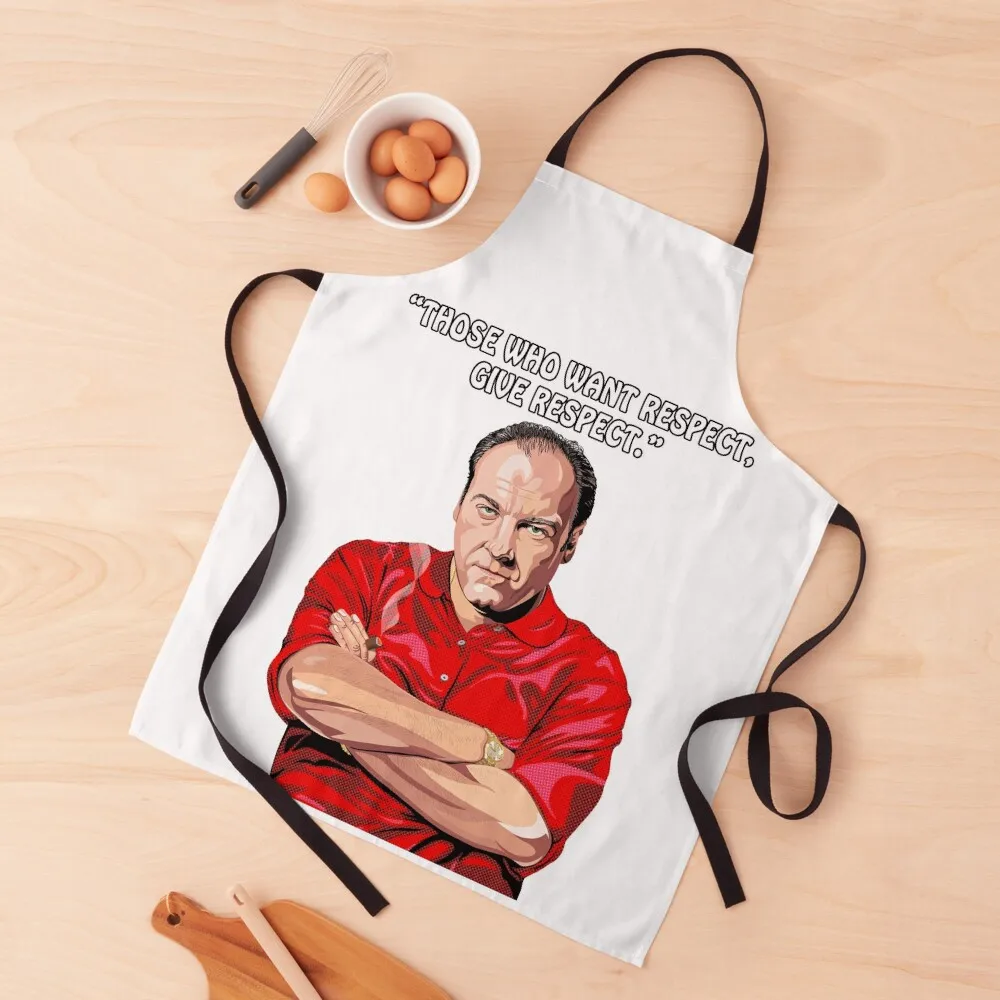 

Tony Soprano Respect Apron Dress professional hairdresser Kitchen Special Accessories Apron