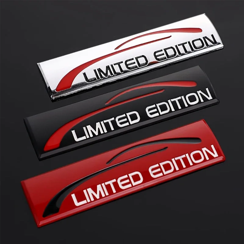 1 قطعة ملصق سيارة معدني إبداعي ، كروم طبعة محدودة شارة ملصق لتويوتا لكزس نيسان لشروليه هيونداي كيا أودي #2