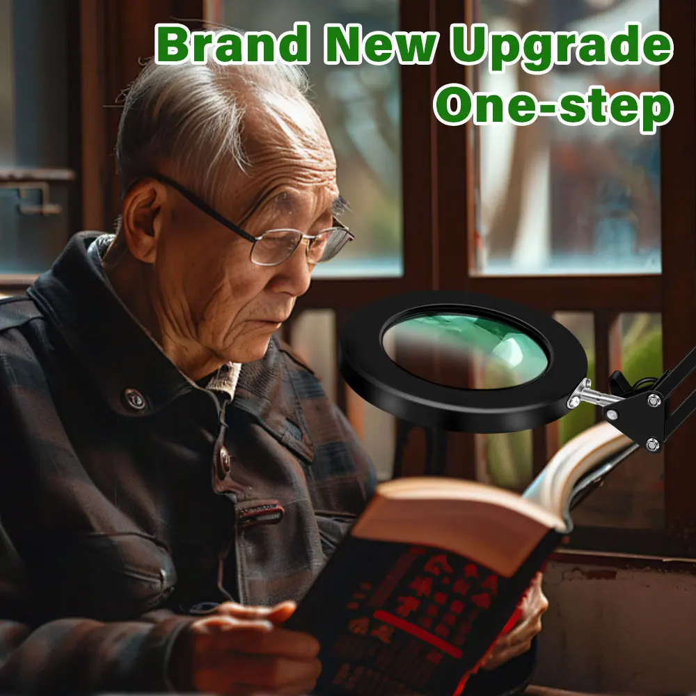 10X Magnification USB 3-Color 64 LED Light Magnifier for Soldering Iron Repair Desk Lamp Skin Care & Beauty Tools